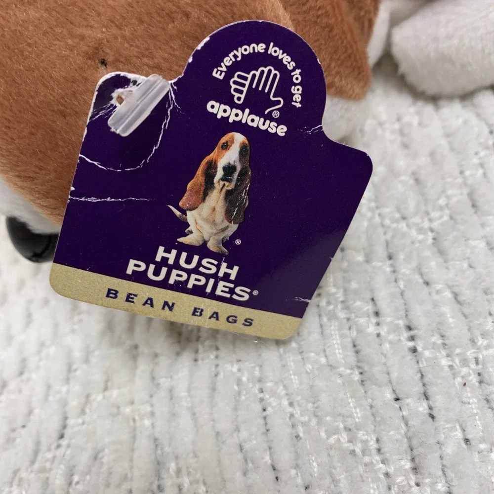 Vintage Applause‎ Hush Puppies Bassett Hound Dog Plush Stuffed Animal 6